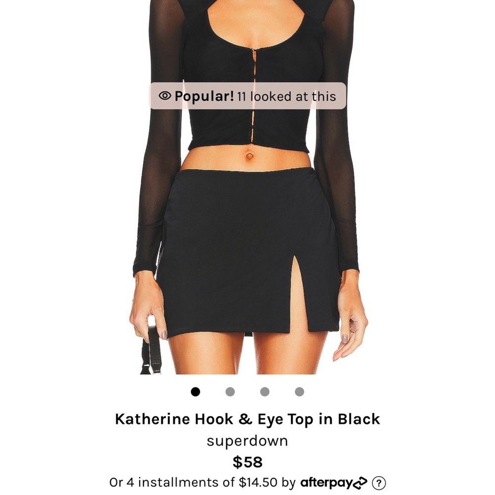 Superdown Kathrine Hook & Eye Top